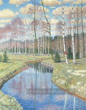  Belsky Peintre - SPRINGTIME Nikolaï Bogdanov Belsky